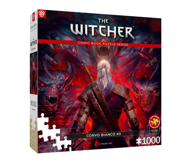 Good Loot Comic Book Puzzle: The Witcher (Wiedźmin) Corvo Bianco - 1503936 - zdjęcie